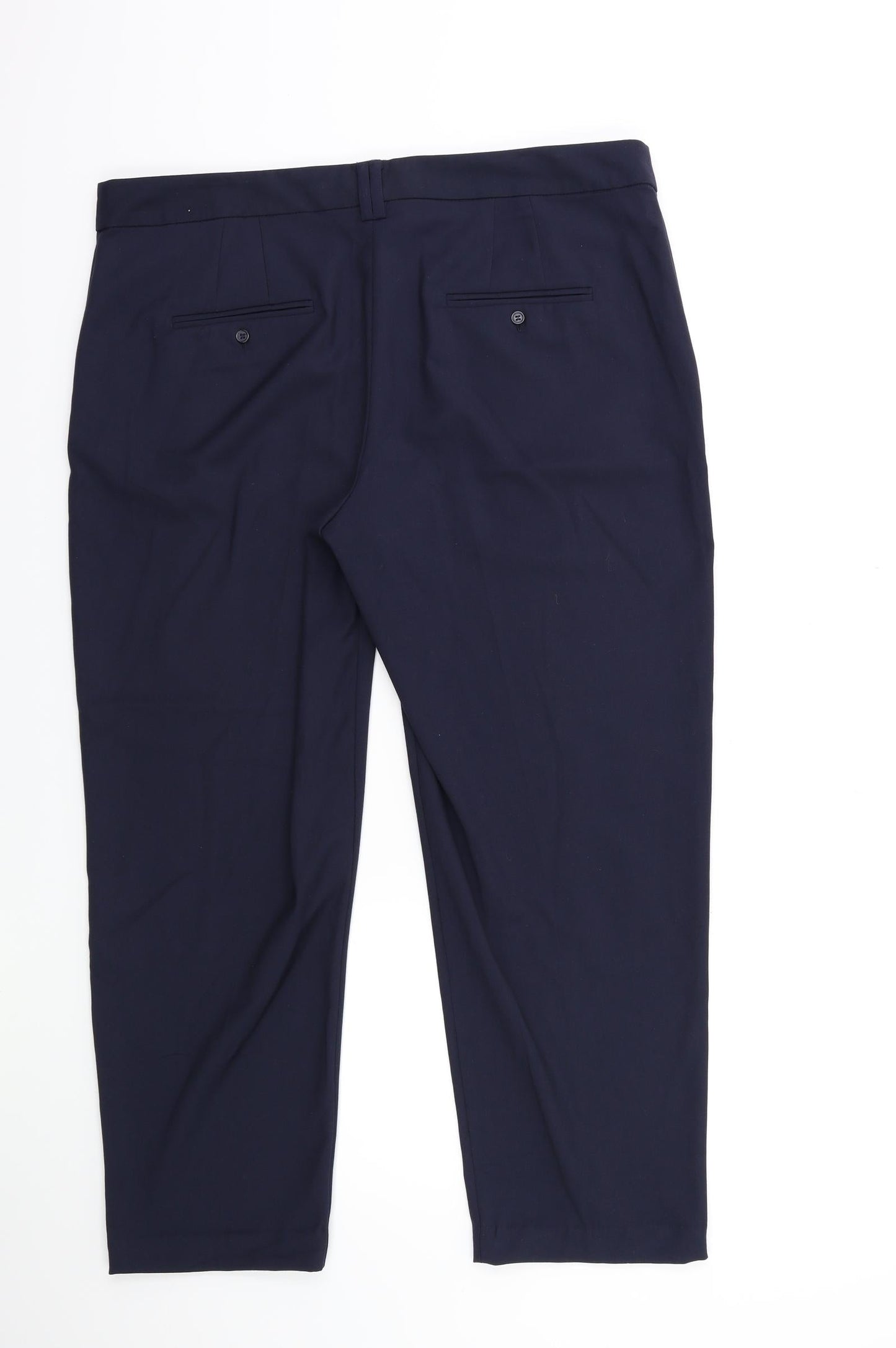 Marks and Spencer Womens Blue   Trousers  Size 14 L25 in