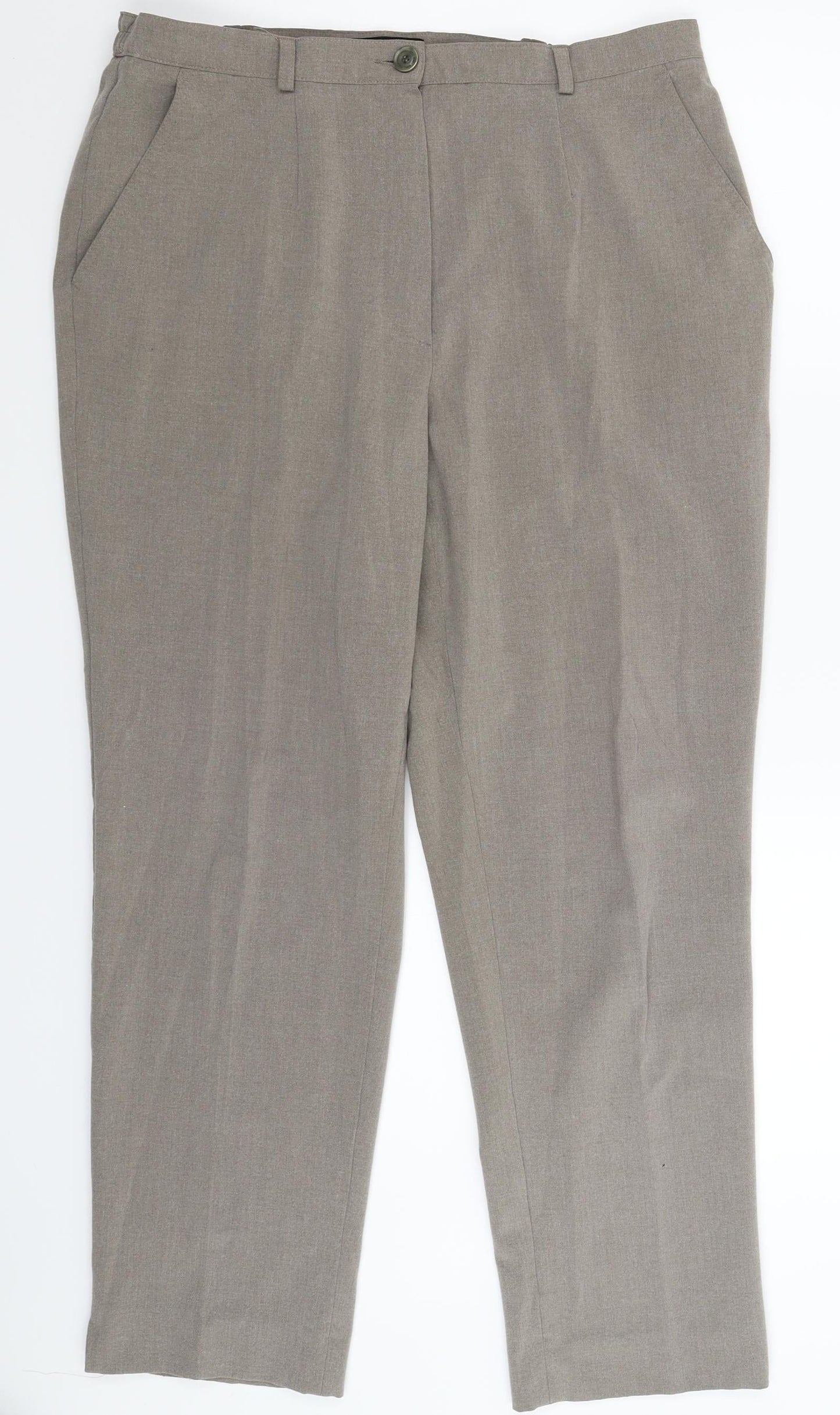 Robell Womens Grey   Trousers  Size 34 in L28 in