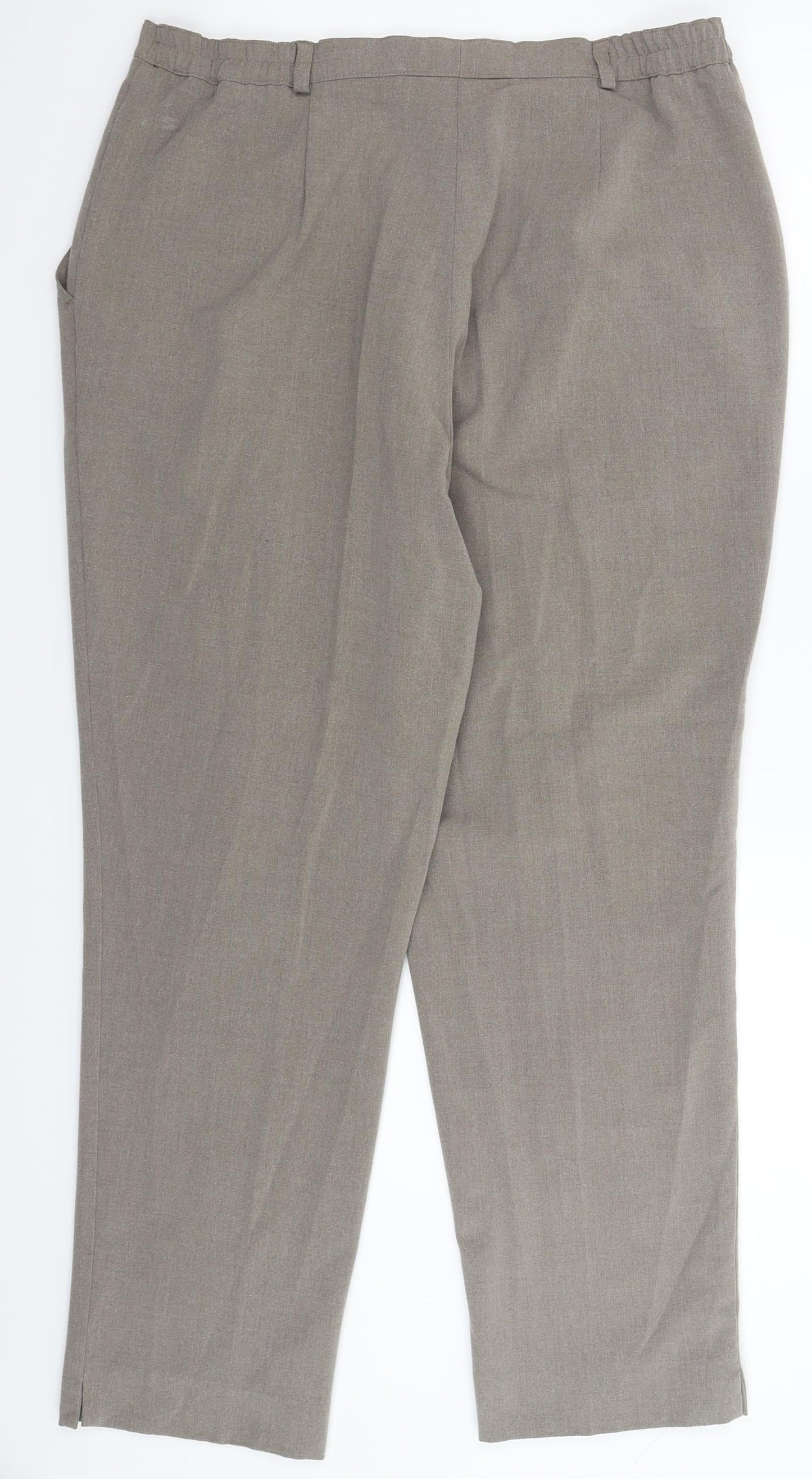 Robell Womens Grey   Trousers  Size 34 in L28 in