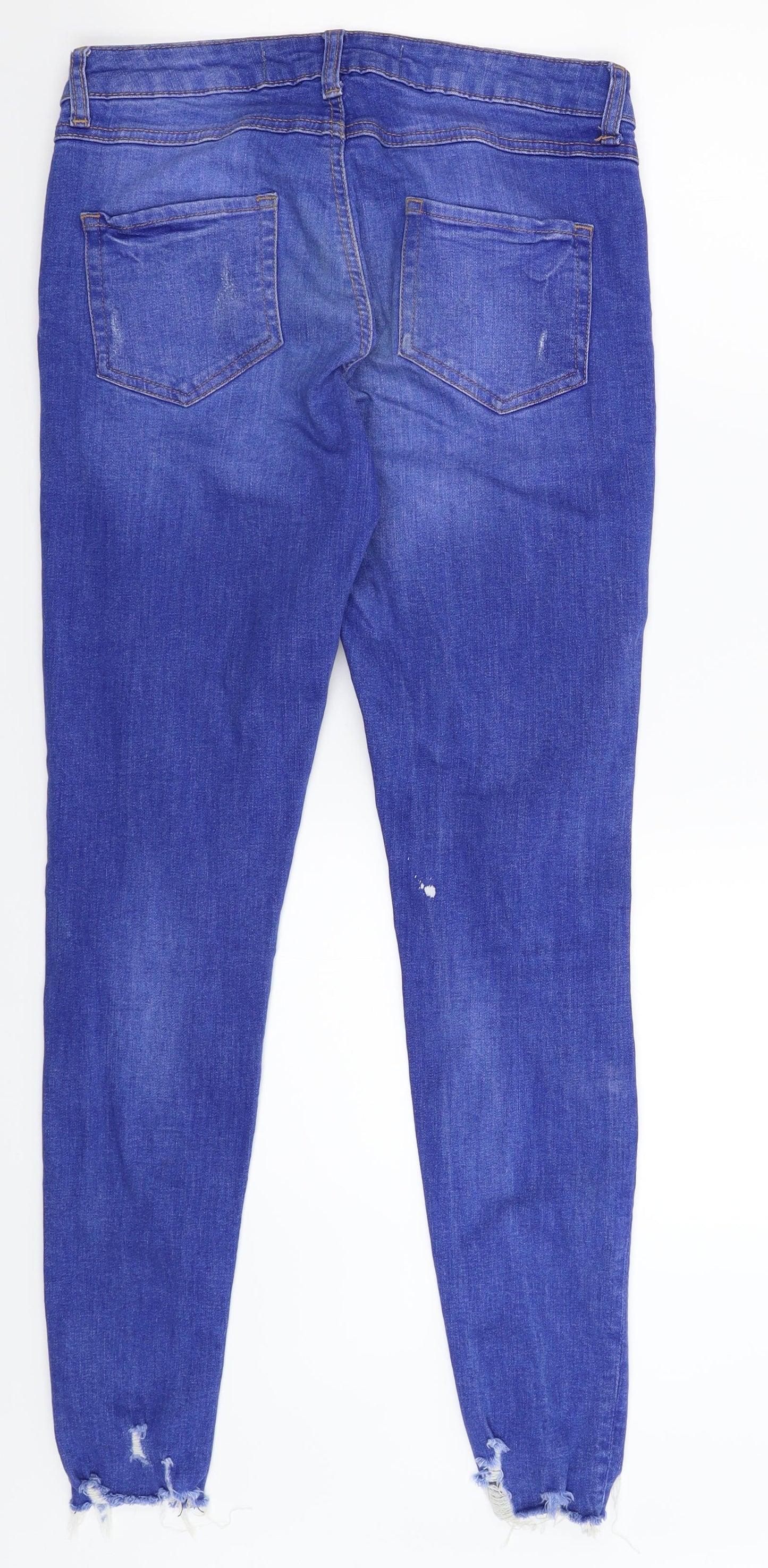 Denim Co Womens Blue  Denim Skinny Jeans Size 10 L31 in