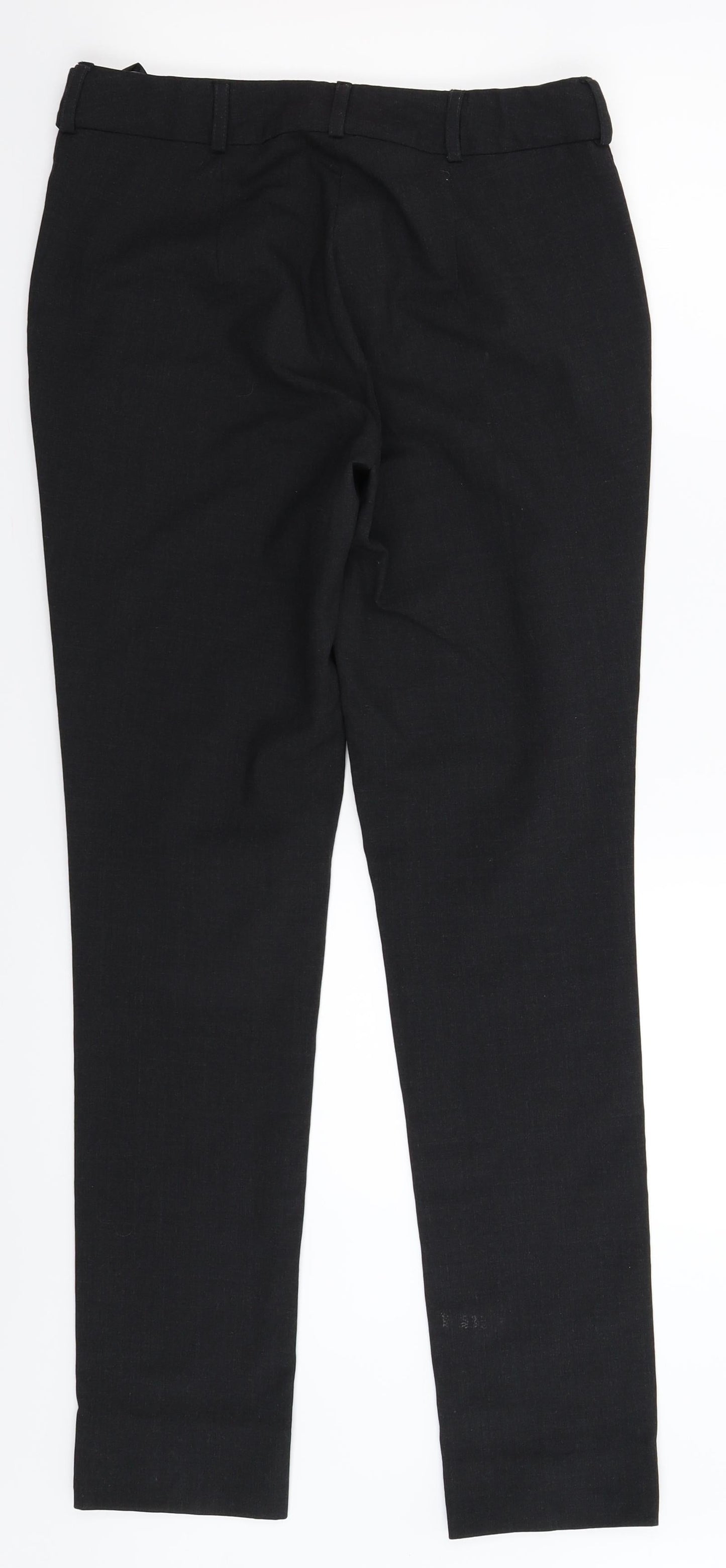 Simon Jersey Womens Grey   Dress Pants Trousers Size 8 L31 in