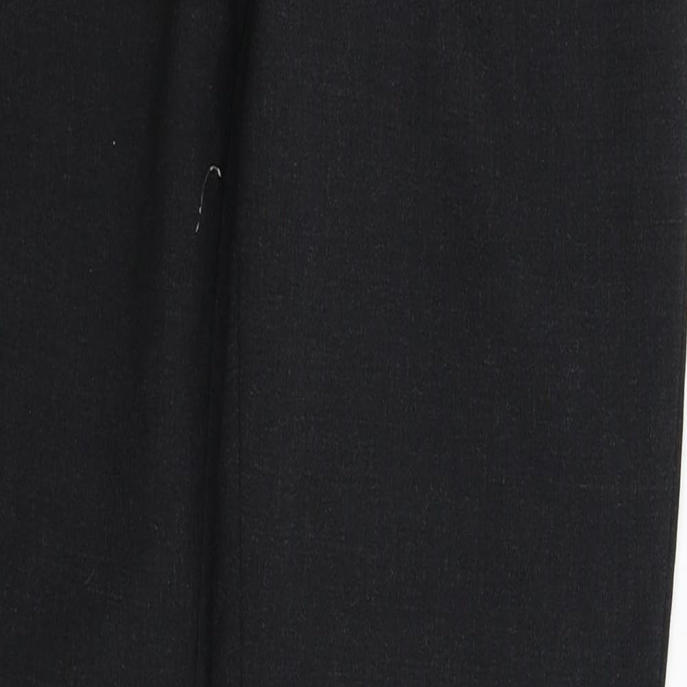 Simon Jersey Womens Grey   Dress Pants Trousers Size 8 L31 in