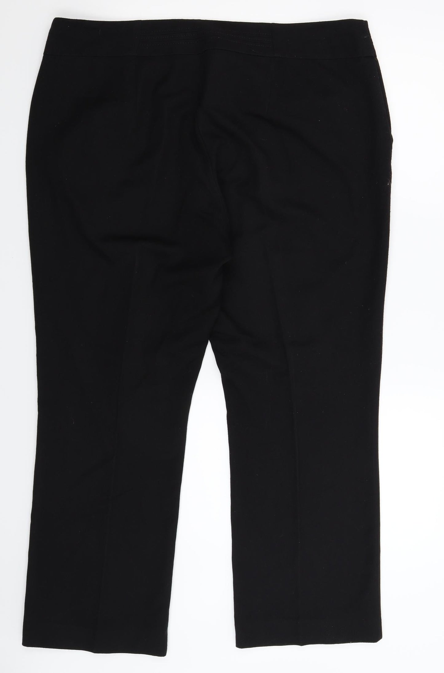 Preworn Womens Black   Trousers  Size 14 L29 in