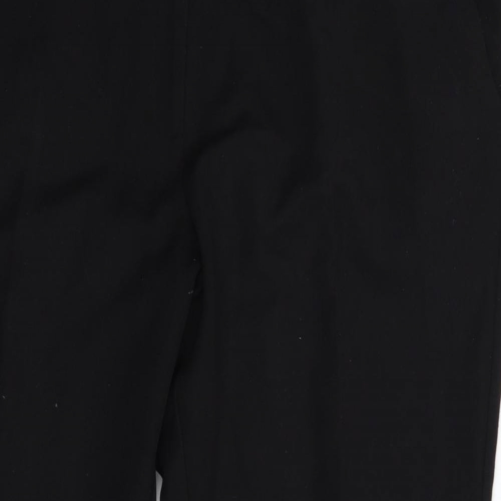 Preworn Womens Black   Trousers  Size 14 L29 in