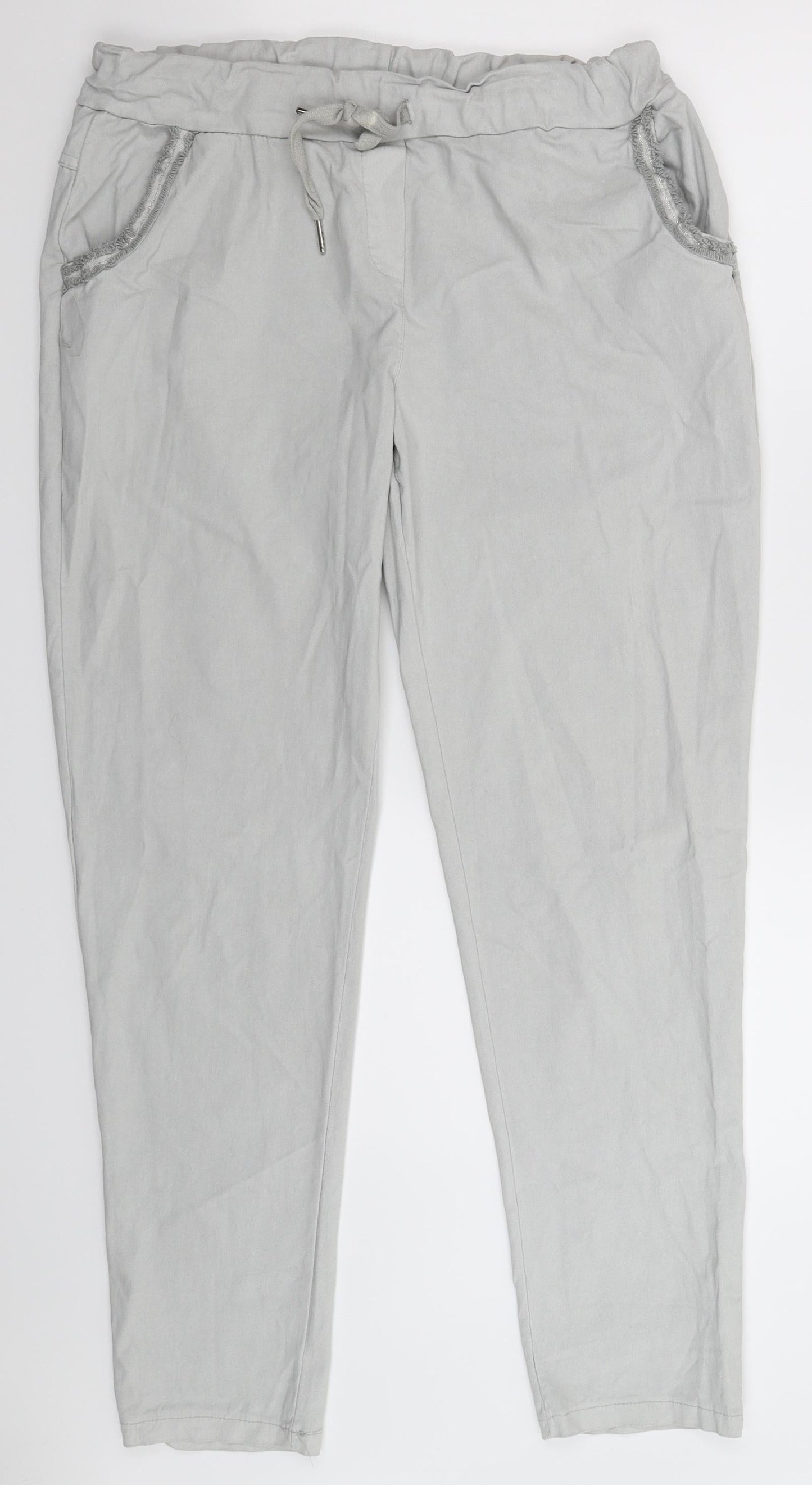 Preworn Womens Grey   Trousers  Size 36 in L30 in