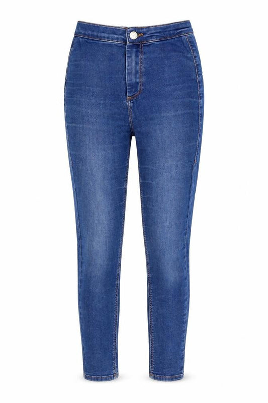 Topshop Womens Blue  Denim Skinny Jeans Size 26 in L27 in