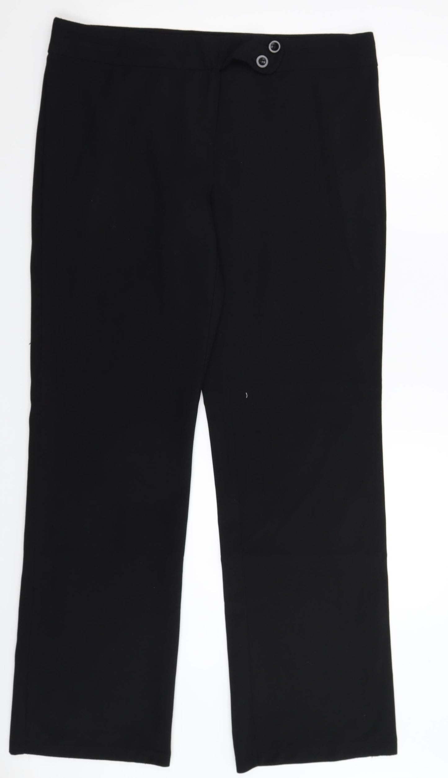 Preworn Womens Black   Trousers  Size 36 in L33 in