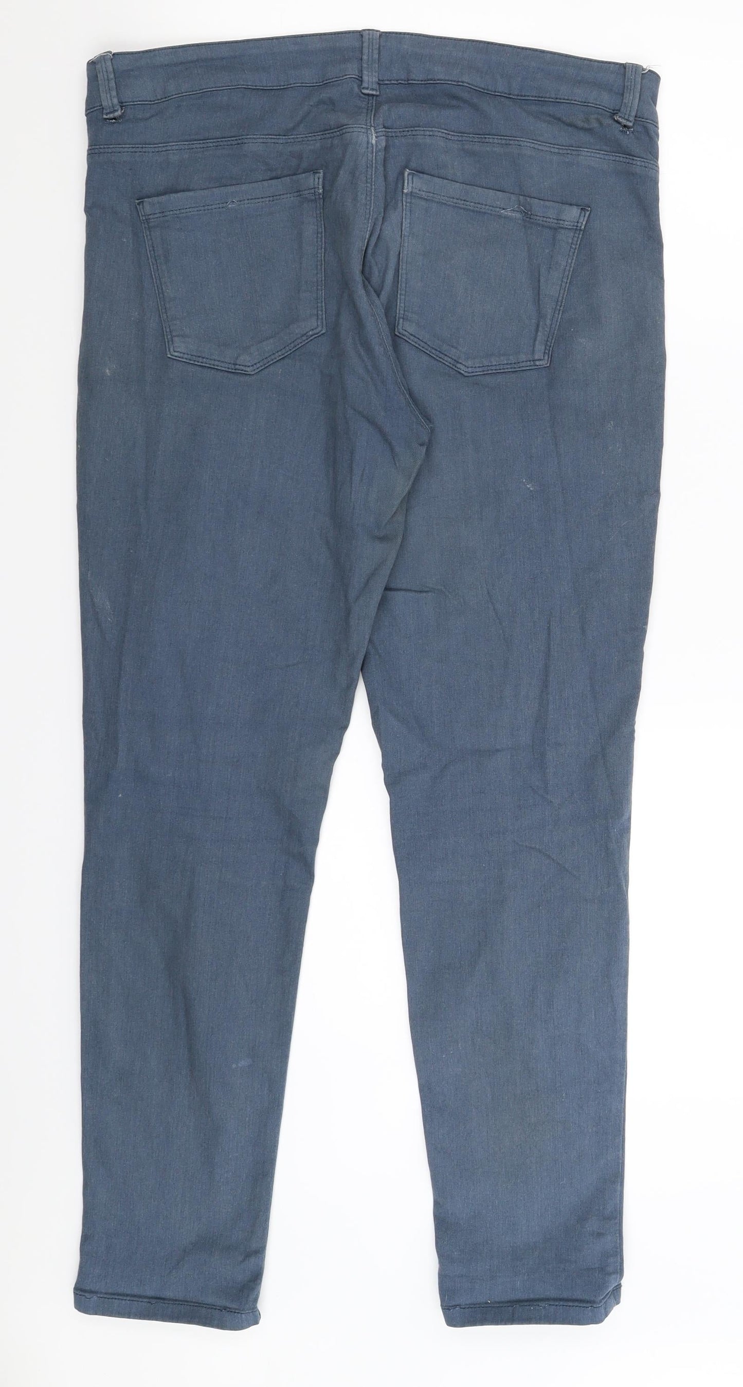 Oasis Womens Blue  Denim Skinny Jeans Size 12 L29 in