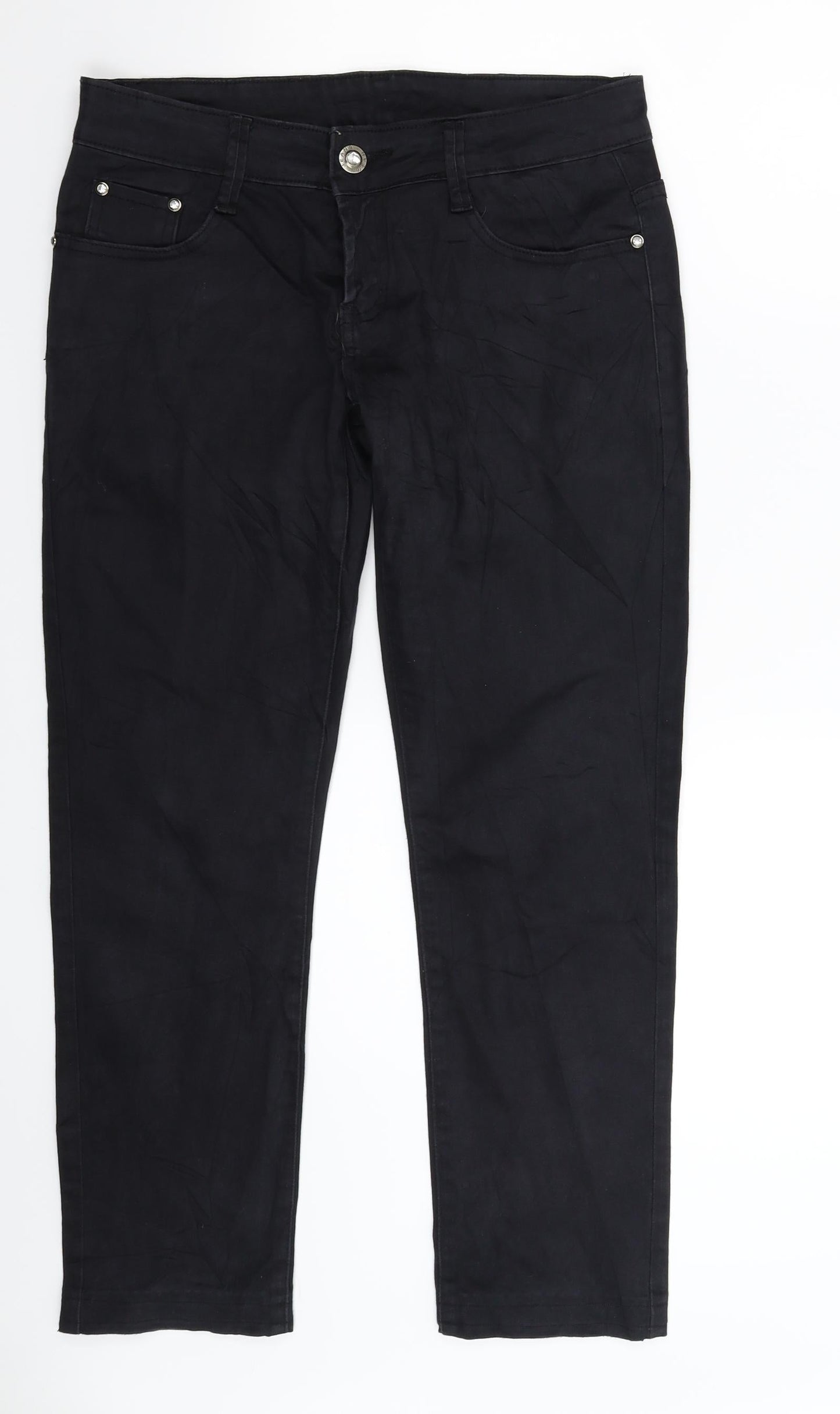 Preworn Womens Blue   Trousers  Size 12 L27 in