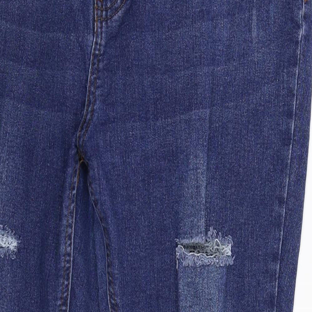 Preworn Womens Blue  Denim Skinny Jeans Size 30 in L27 in