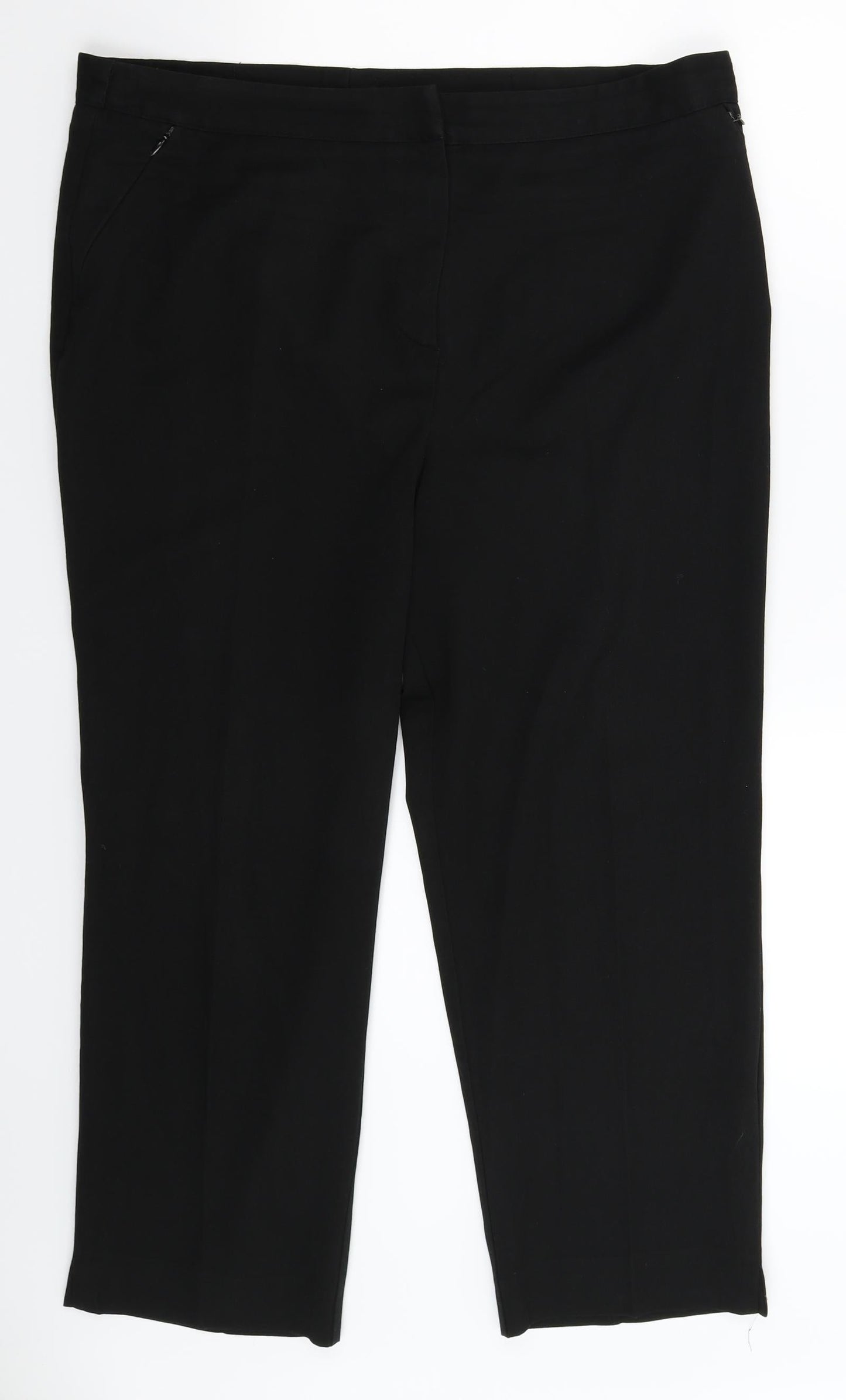 Marisota Womens Black   Trousers  Size 16 L25 in
