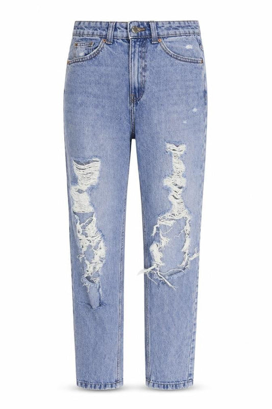 Denim Co Womens Blue  Denim Mom Jeans Size 6 L27 in