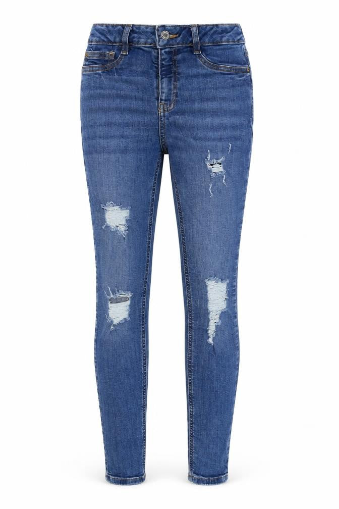 Denim Co Womens Blue  Denim Skinny Jeans Size 10 L27 in