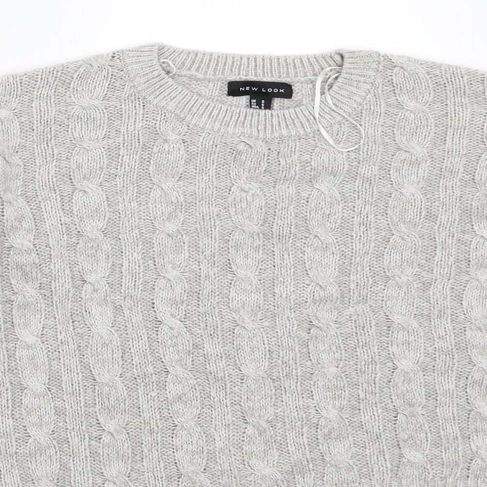 Newlook Womens Grey   Pullover Jumper Size S
