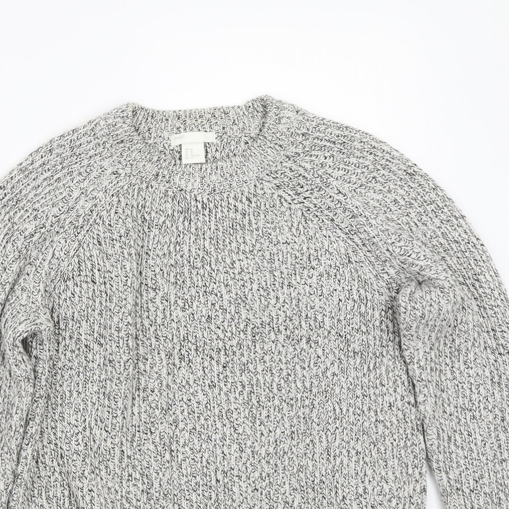 H&M Womens Grey   Pullover Jumper Size M