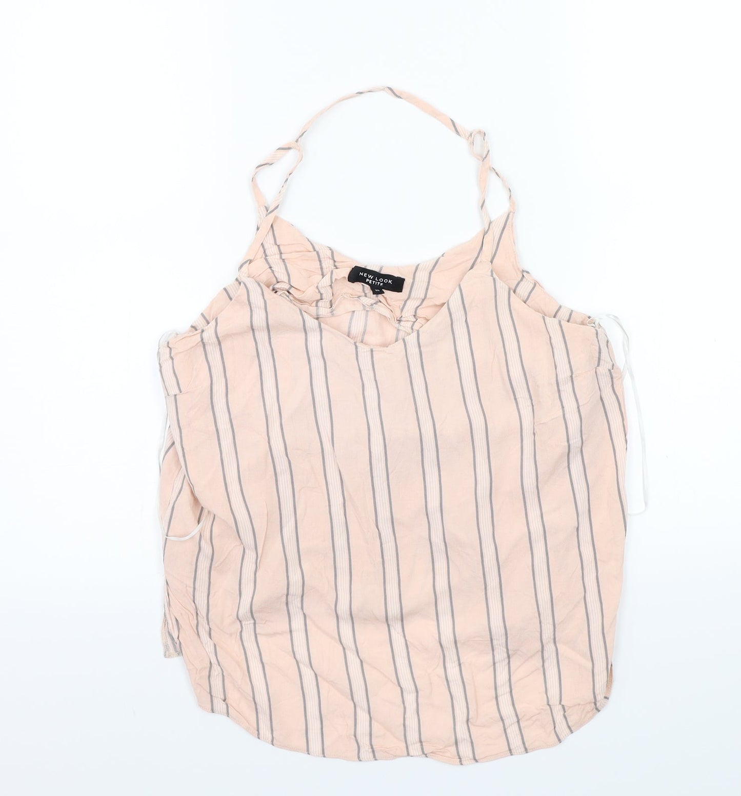 newlook Womens Pink Striped  Basic Blouse Size 10