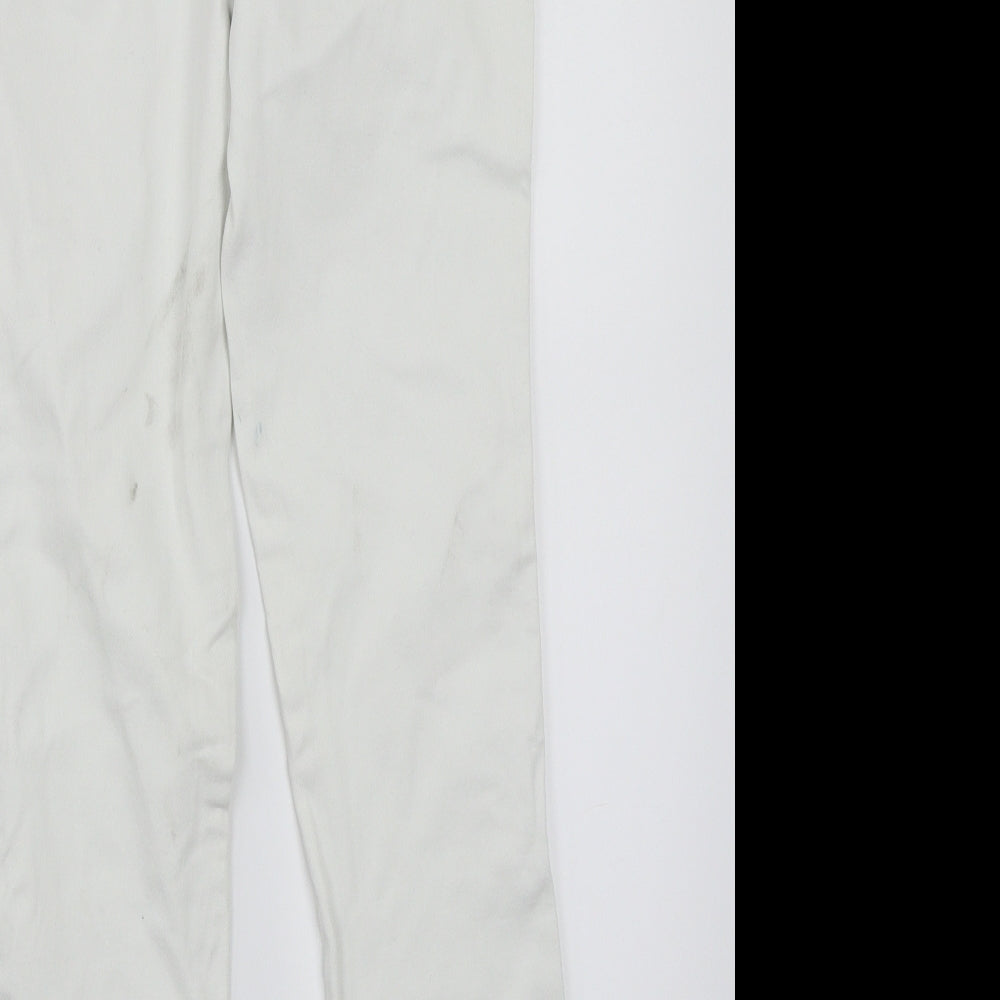 NEXT Womens White   Straight Jeans Size 10 L27 in