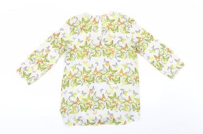 Next Womens Multicoloured Animal Print  Basic Blouse Size 6
