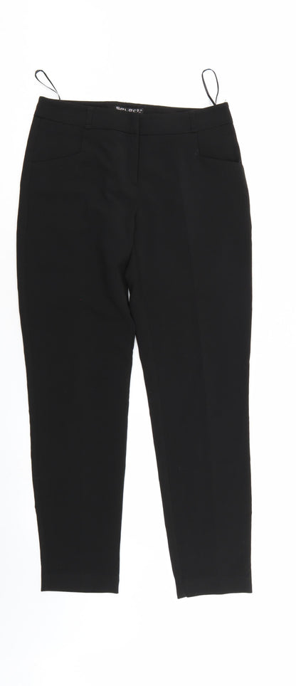 Select Womens Brown   Trousers  Size 6 L28 in