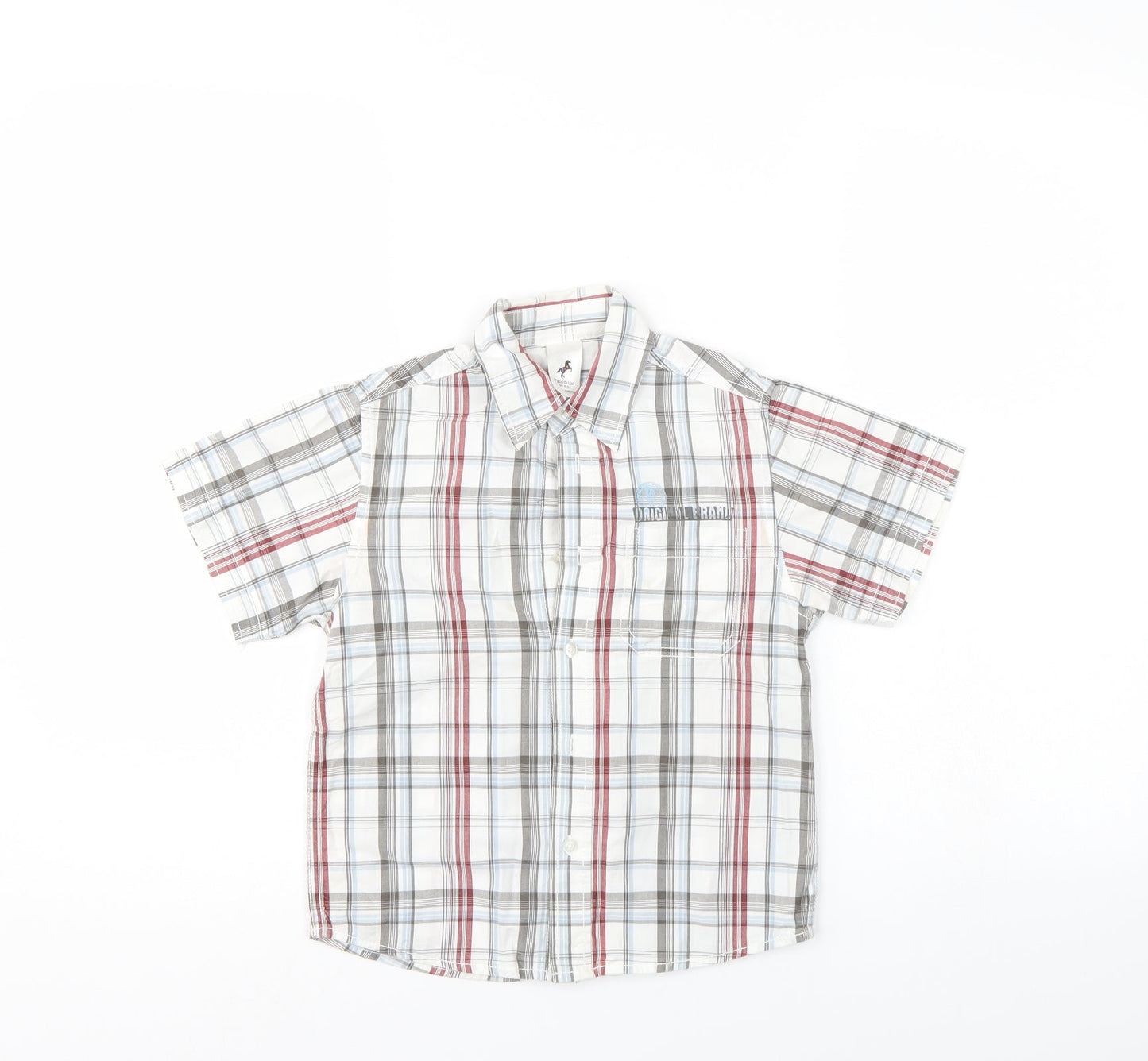 Palomino Boys Multicoloured Check  Basic Button-Up Size 5 Years