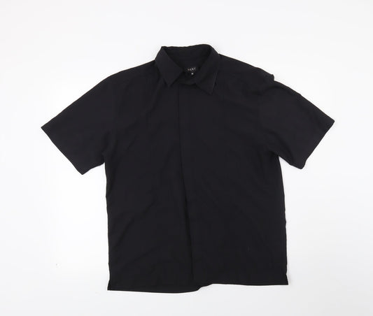 NEXT Mens Black    Button-Up Size M