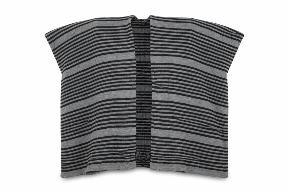 Principles Womens Grey Striped  Kimono Coatigan One Size
