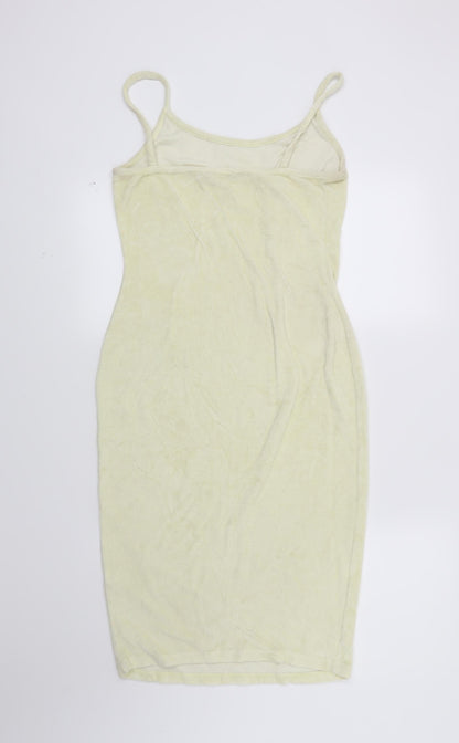 Boohoo Womens Yellow   Mini  Size 10