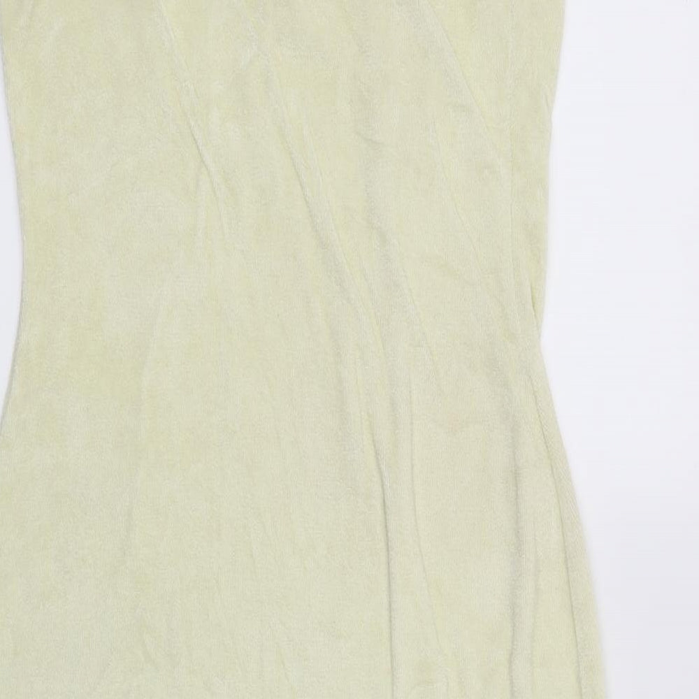 Boohoo Womens Yellow   Mini  Size 10