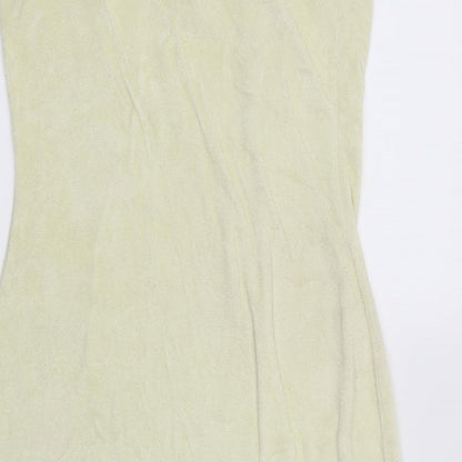 Boohoo Womens Yellow   Mini  Size 10