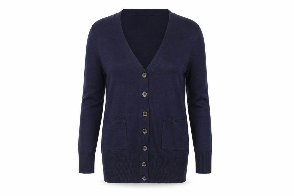 H&M Womens Blue   Cardigan Jumper Size S