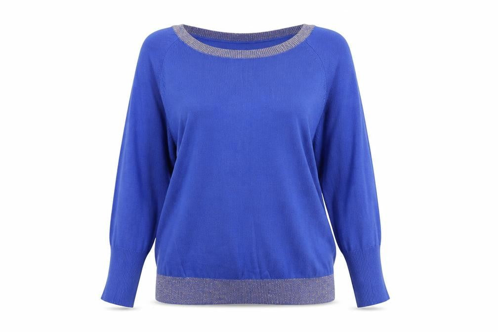 Yessica Womens Blue   Basic T-Shirt Size S
