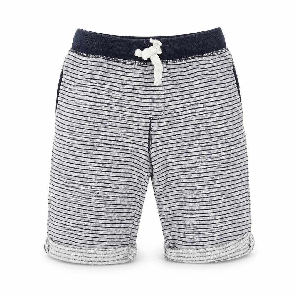 NEXT Girls White Striped  Sweat Shorts Size 9 Years