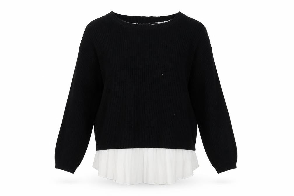 Atmosphere Womens Black  Knit Pullover Jumper Size 12
