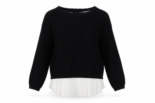 Atmosphere Womens Black  Knit Pullover Jumper Size 12