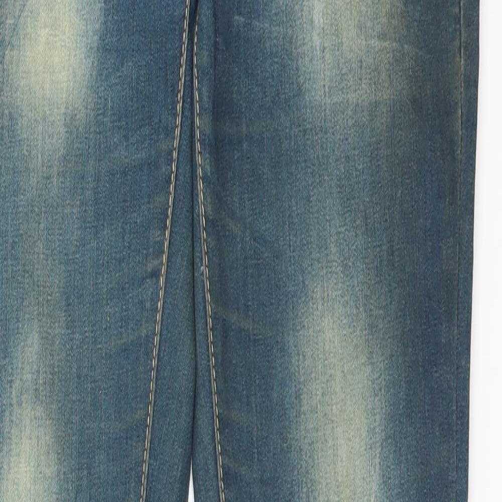 Preworn Womens Blue  Denim Straight Jeans Size M L31 in
