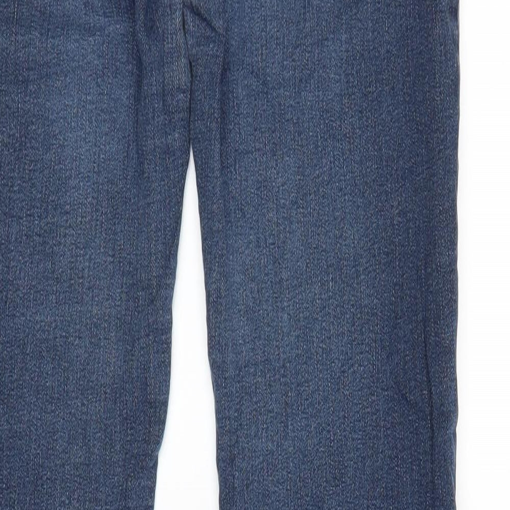 H&M Womens Blue  Denim Straight Jeans Size 26 in L28 in