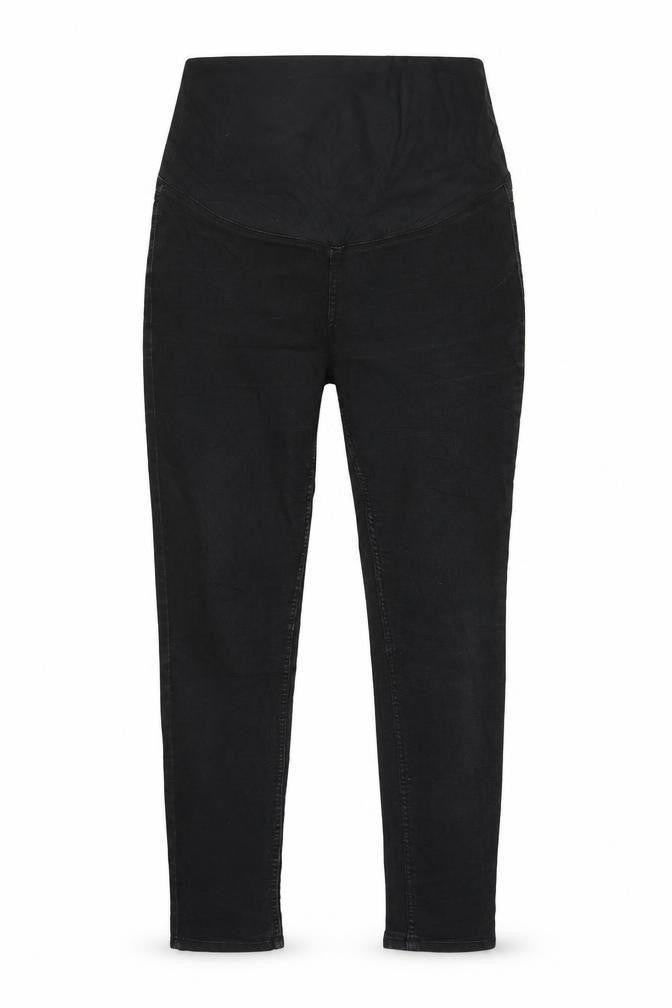 H&M Womens Black  Denim Straight Jeans Size 12 L29 in - highrib
