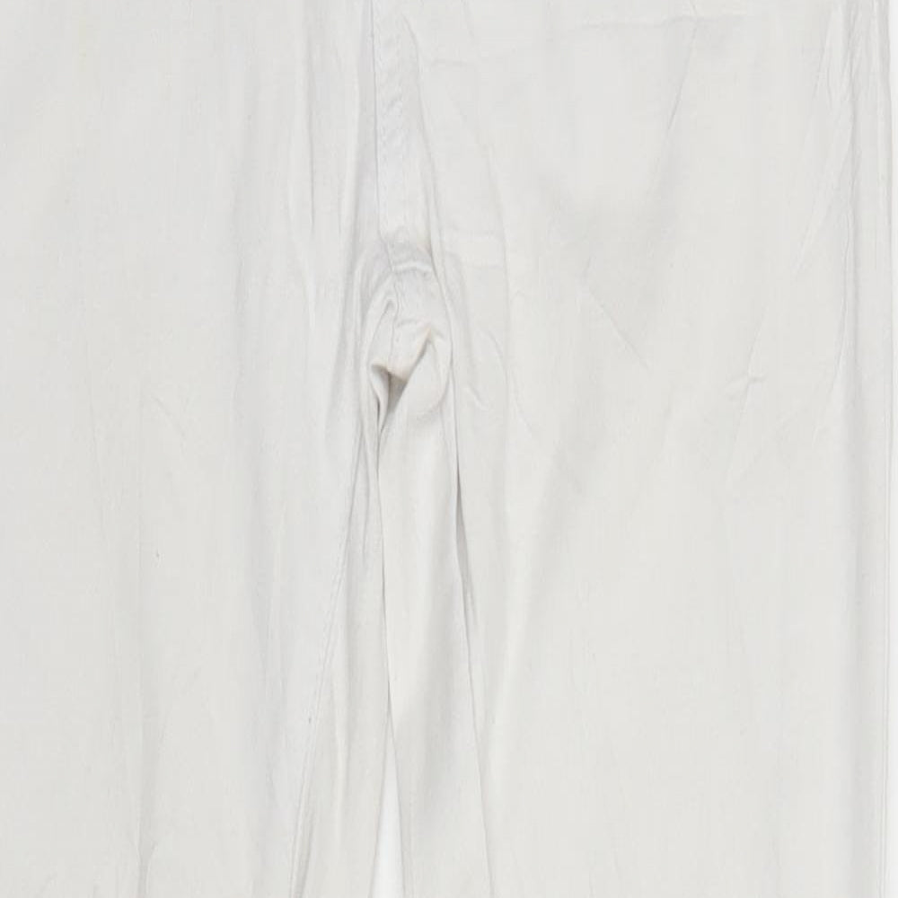 Goodies Womens White  Denim Straight Jeans Size 10 L27 in