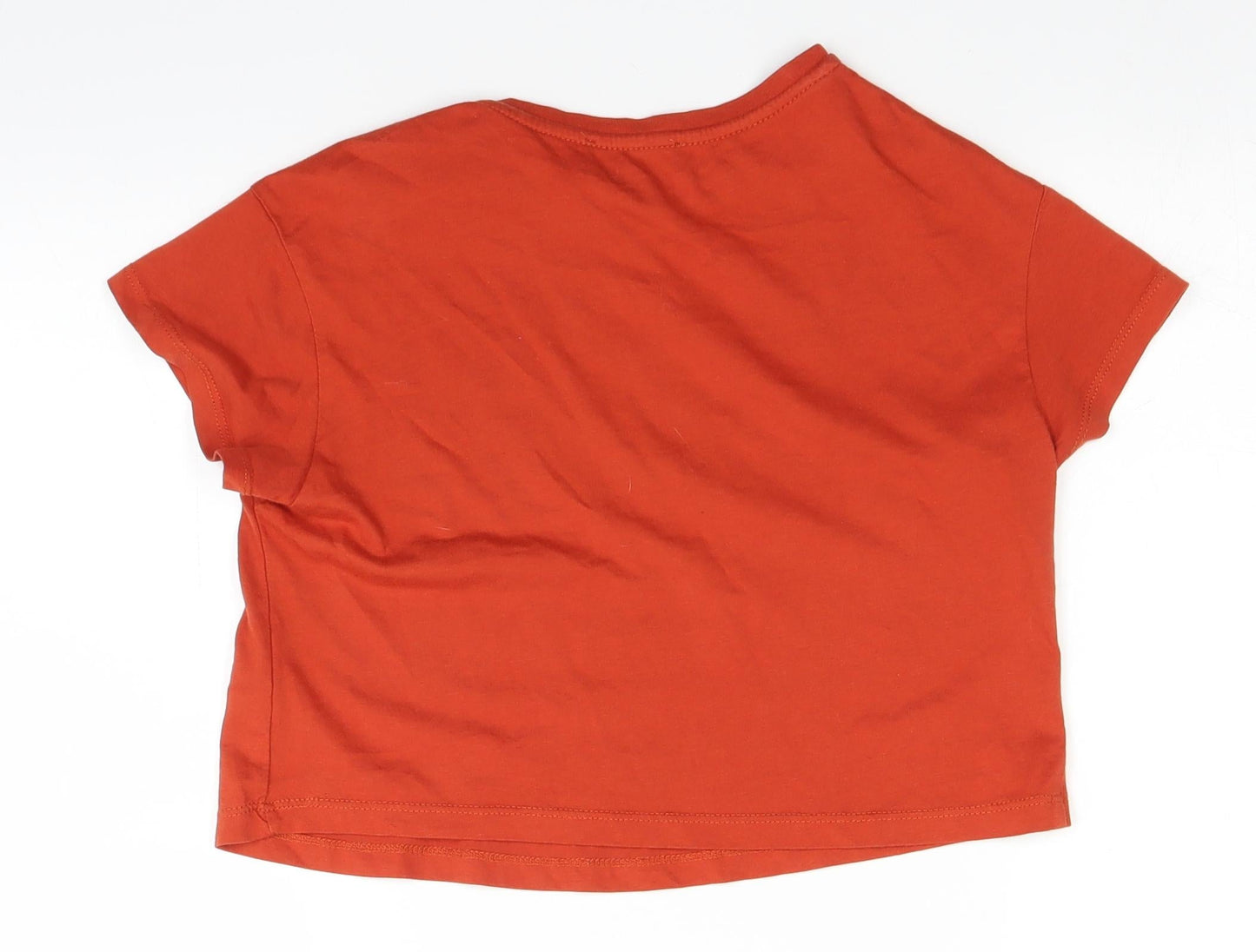 New Look Girls Orange   Basic T-Shirt Size 9 Years