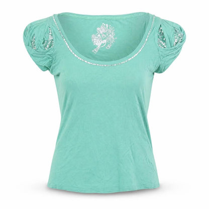 Debenhams Womens Green   Basic Blouse Size 8