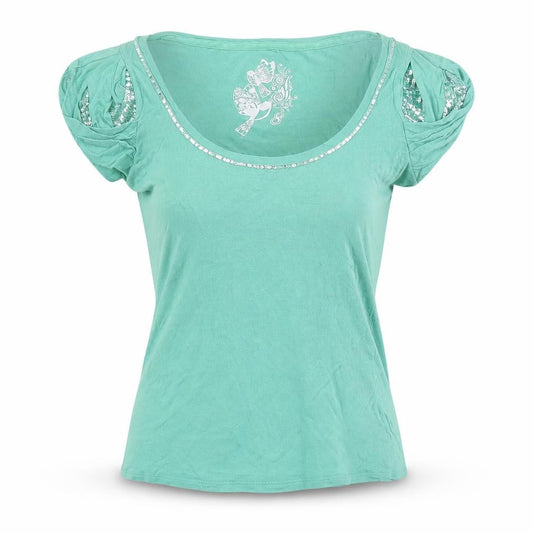 Debenhams Womens Green   Basic Blouse Size 8