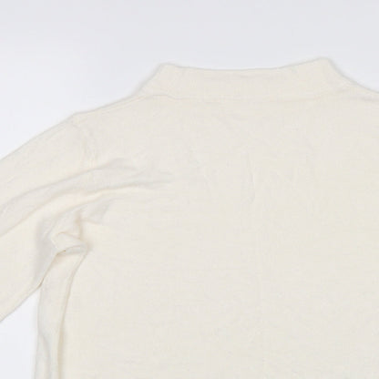 Marks & Spencer Womens White   Pullover Jumper Size 10