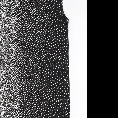 Preloved TU Womens Black Polka Dot  Shift  Size 14 - Detail