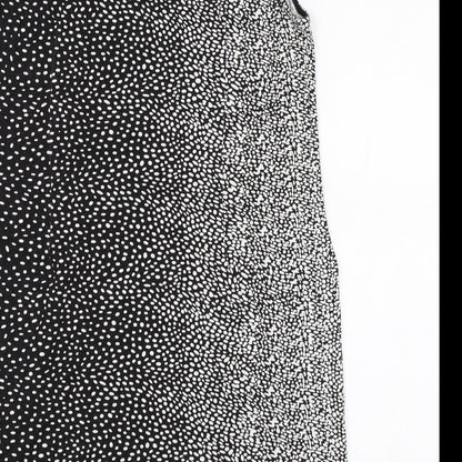Preloved TU Womens Black Polka Dot  Shift  Size 14 - Label