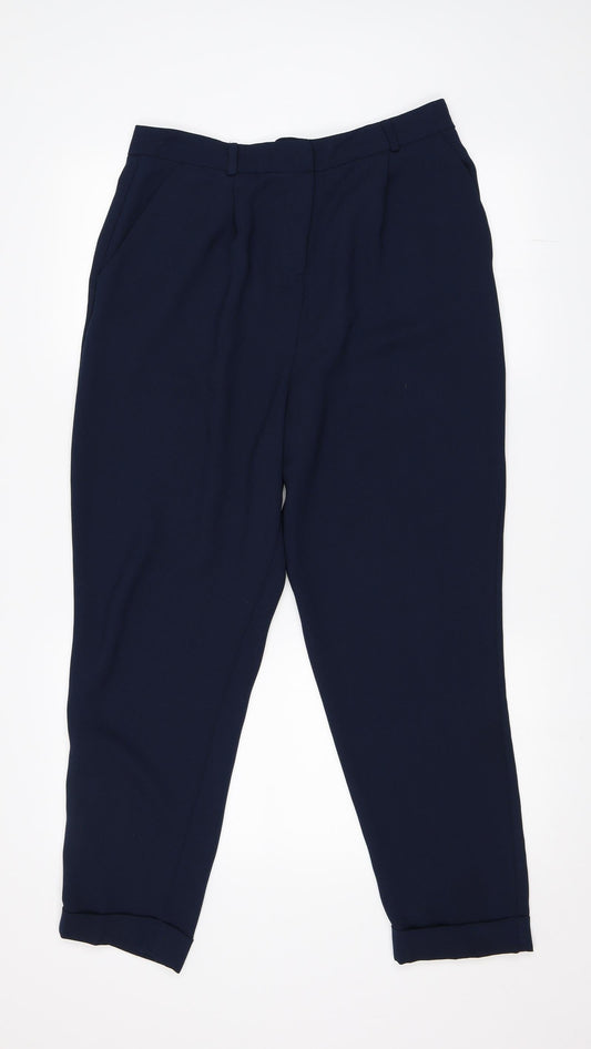 ASOS Womens Blue   Trousers  Size 12 L26 in