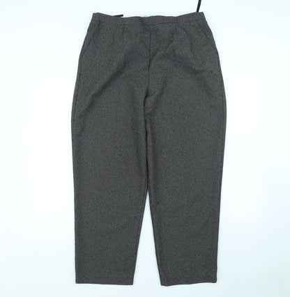Classics Womens Black  Canvas Trousers  Size 18 L30 in