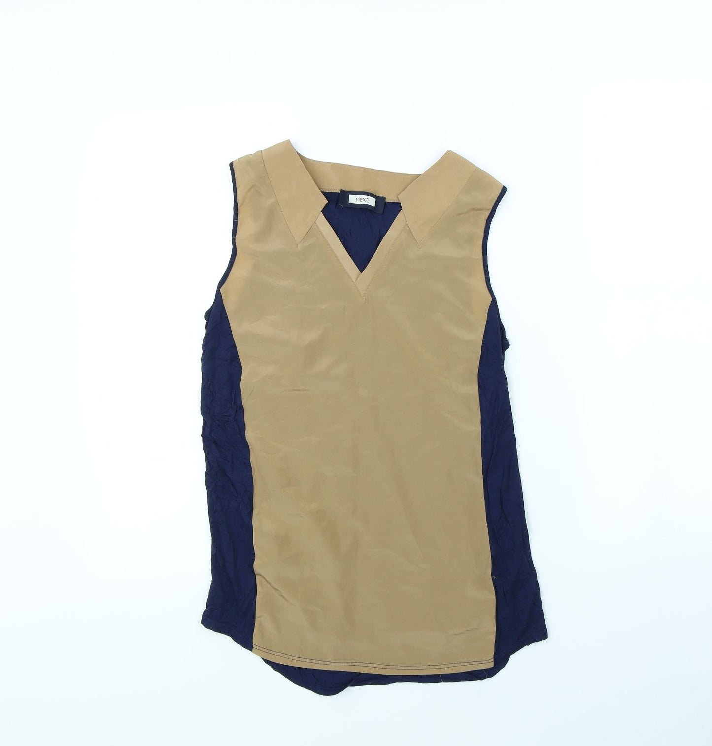 NEXT Womens Beige   Basic Blouse Size 8