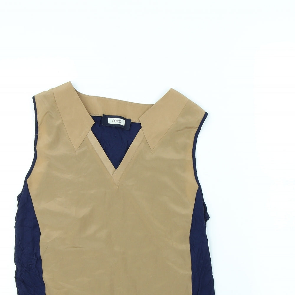 NEXT Womens Beige   Basic Blouse Size 8