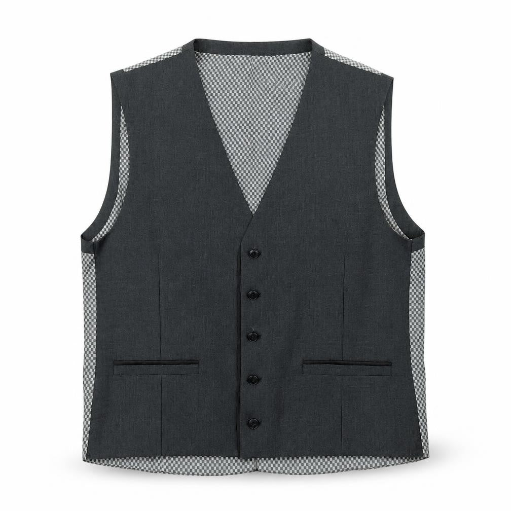 Preworn Mens Grey   Jacket Suit Waistcoat Size M