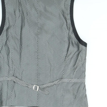 Preworn Mens Grey   Jacket Suit Waistcoat Size M